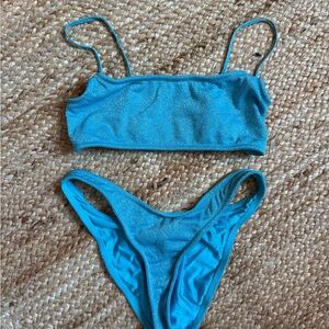 Sparkling Blue Bikini Set